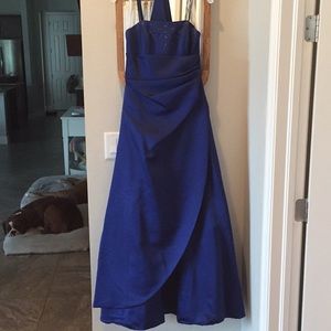Blue Bridesmaid Dress